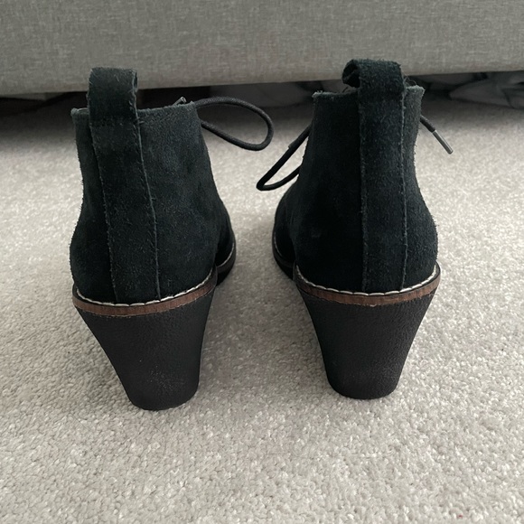 Suede Black Booties - Picture 3 of 7